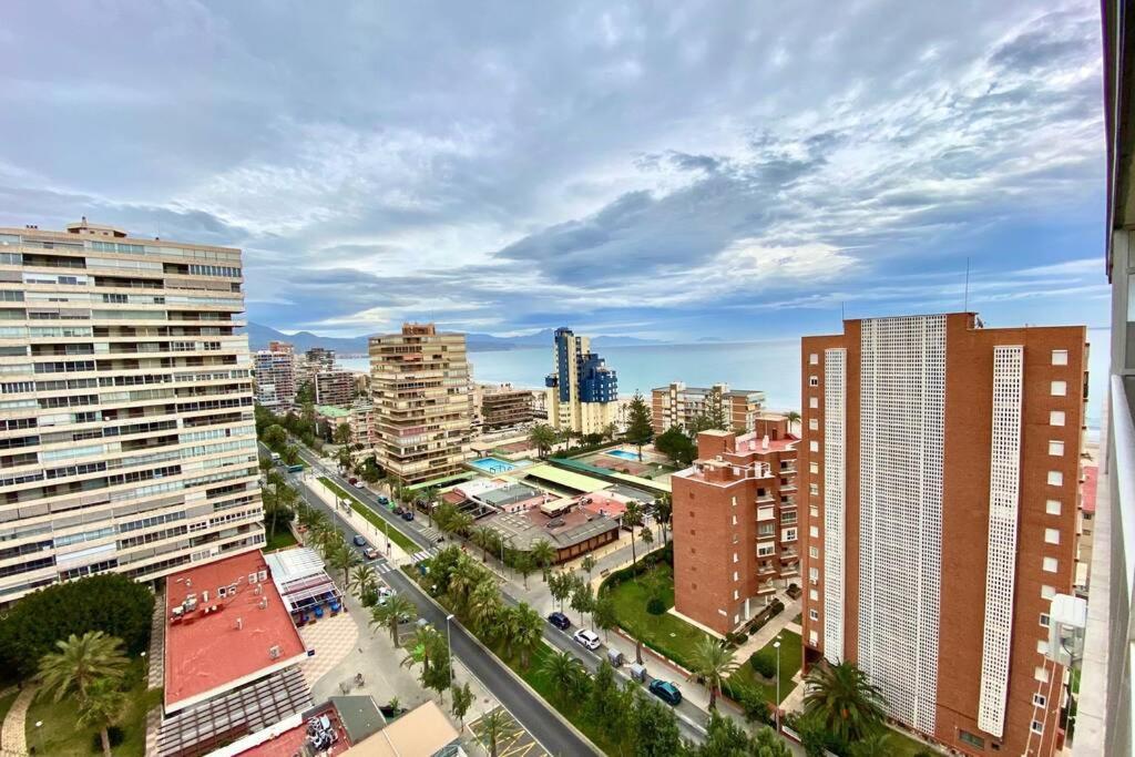 T Hercules Apto 6 Pax Vistas Al Mar, Aire Ac Wifi Inmo Leo Playa De San Juan Alicante Ngoại thất bức ảnh